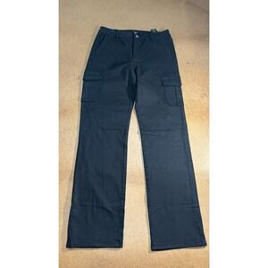 Well Worn Womens Tencel Cotton Blend Cargo Pant Black Size 10/30 NWT